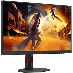 Монітор TFT 27" AOC Q27G4ZR, QHD, Fast IPS, 240Hz, 0,3ms, 2xHDMI, DP, HAS, Pivot, кол., чорно-червоний - мініатюра 2