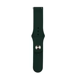 Ремінець Silicone 20 mm Samsung Watch Active/Galaxy S4 42/44mm/Gear S2 Classic/Xiaomi Amazfit Зелений - мініатюра 2