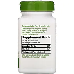 Оливкове листя Nature's Way Olive Leaves 1500 мг 100 капсул - мініатюра 2