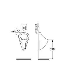 Накладна панель управління Grohe Skate Cosmopolitan 38784SH0, Білий - мініатюра 4