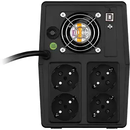 Джерело безперебійного живлення FSP iFP2000, 2000VA/1200W, LCD, USB, 4xSchuko - мініатюра 4