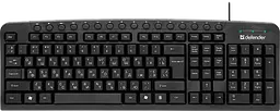 Клавіатура Defender Focus HB-470 UKR Black (45471) - мініатюра 3