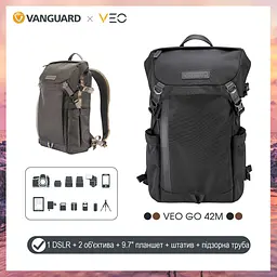 Рюкзак Vanguard VEO GO 42M Black (VEO GO 42M BK) - мініатюра 7
