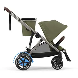 Коляска eGazelle S TPE Moss Green khaki