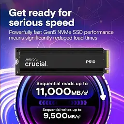 SSD накопичувач Crucial P510 1 TB with Heatsink (CT1000P510SSD5) - мініатюра 7