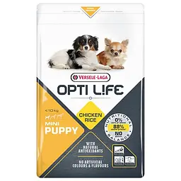 Сухий суперпреміум корм Opti Life Puppy Mini Опті Лайф для цуценят міні та малих порід, Курка 2.5 кг (311561)