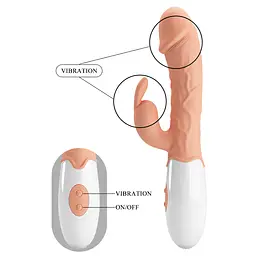 Вібратор Pretty Love Easter Bunny Vibrator Flesh - мініатюра 7