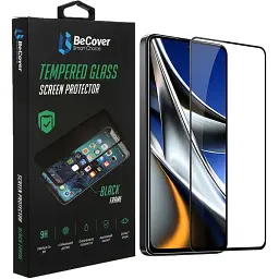 Скло захисне BeCover Poco X4 Pro 5G Black (708149) - мініатюра 3