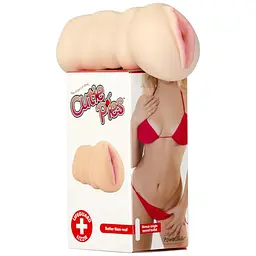 Мастурбатор-вагіна CutiePies Lifeguard Lizzie Vagina Masturbator, віброкуля у подарунок