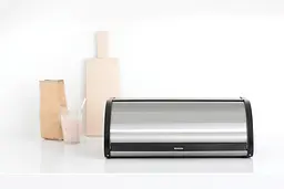 Хлібниця металева Brabantia Roll Top Bread Bin 44.5x26.2х17.3 см срібляста (299445) - мініатюра 3