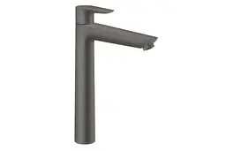 Змішувач для умивальника Hansgrohe Talis E з високим виливом та без донного клапана brushed black chrome 71717340