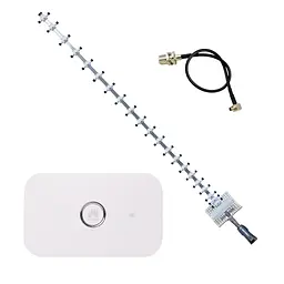 Комплект 4G LTE Wi-Fi роутер Huawei E5573Bs-320 + Антена Стріла Marketnet T1727 21 дБ