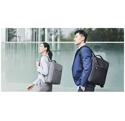 Рюкзак для ноутбука 15.6" Xiaomi City Backpack 2 Dark Gray (601201) - мініатюра 4