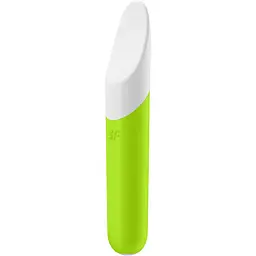 Мінівібратор із гнучким язичком Satisfyer Ultra Power Bullet 7 Green - мініатюра 2