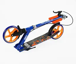 Самокат Best Scooter 88-102х54х12.5 см Чорно-синій 000283574 - мініатюра 2
