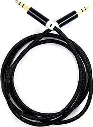 Аудио-кабель Dengos mini-Jack 3.5 mm(M)-mini-Jack 3.5 mm(M) 1м, Black (AUDIO-NTK-BLACK)