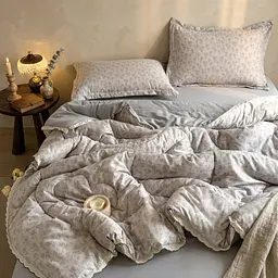 Постільна білизна євро з демісезонною ковдрою Colorful Home Print 5 22142 230х250 см