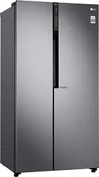 Холодильник SBS LG GC-B247JLDV 179х72х91см 2 двері холодильне відділення-394 л морозильне відділення-219 л A+ NF зона свіжості дисплей зовнішній платиново-сріблястий (GC-B247JLDV) - мініатюра 4