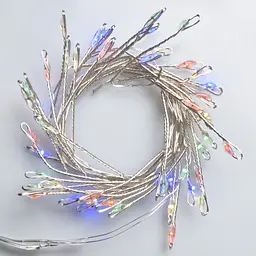 Електрогірлянда Yes! Fun кластер на мідному дроті 50 LED статична 1 м різнокольорова (975019) - мініатюра 3