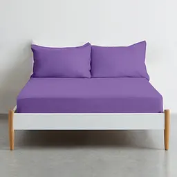 Набір наволочок і простирадла Cosas LAVENDER CS1 90 x 200 см (Set_48PlumLight_50x70_90x200x20) - мініатюра 2