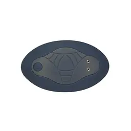 Анальна пробка з пульсацією Lux Active – Throb – 4.5" Anal Pulsating Massager, пульт ДК - мініатюра 3