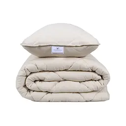 Набір ковдра з подушкою Penelope - Colors in Comfort cream кремовий полуторний