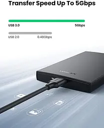 Зовнішня кишеня Ugreen CM237 USB 3.0 2.5Inch Hard Drive Box(UGR-60353) (UGR-60353) - мініатюра 2