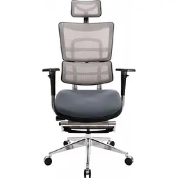 Офісне крісло GT Racer X-802L Bright Gray (W-20 B-40) [132222]