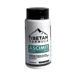 Дієтична добавка Tibetan Formula Асциміт 60 таблеток