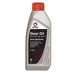 Трансмісійне масло Comma SX75W-90 GEAR OIL GL5 1л(SX1L)