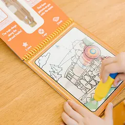 Водна розмальовка з ручкою Melissa & Doug Water WOW Транспорт (SM93200/6074877) - мініатюра 8