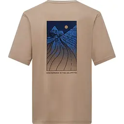 Футболка чоловіча Salewa Eagle Sunset Loose T-Shirt Men XL Бежевий - мініатюра 2
