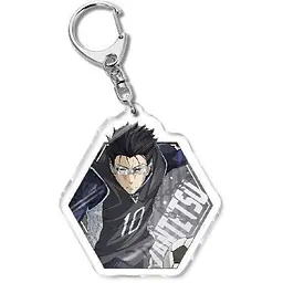 Брелок акриловий Синя в'язниця: Блю Лок Зантець Цуруги Blue Lock Zantetsu Tsurugi 5 см