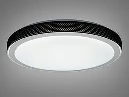 Смарт-люстра кругла LED Diasha YR-500BLACK 72Вт, без пульта, для коридору, спальні, кухні, офісу, IP20 - мініатюра 2