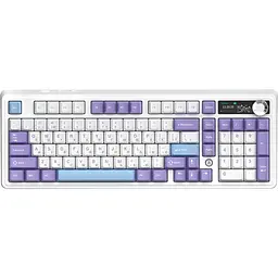 Клавіатура Ajazz Maillard V2 Maillard Switch Wireless/Bluetooth/USB UA Purple/White/Blue (AK980-V2-M-PWB) - мініатюра 2