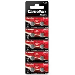 Батарейка Camelion AG9 / LR45 / LR936 / 394 Alkaline х 10 (AG9-BP10)