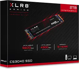 Накопичувач SSD NMVe PNY XLR8 CS3040 2TB (M280CS30402TBRB) - мініатюра 4