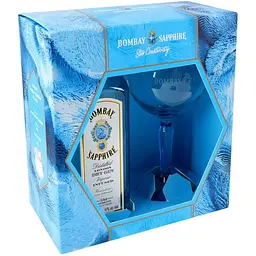 Уцінка. Набір: Джин Bombay Sapphire 47% 0.7 л + келих - мініатюра 2