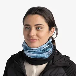 Шарф-труба Buff Polar, Solina Blue Чорний-Блакитний - мініатюра 2