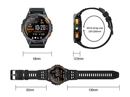 Наручные часы мужские Pathfinder GPS Compass Black Modfit acs0029742 - миниатюра 3