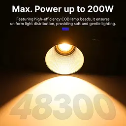 Відеосвітло Ulanzi Vijim 200W Bi-color Video Light UV-L079CNA1 VL200Bi Black - мініатюра 7