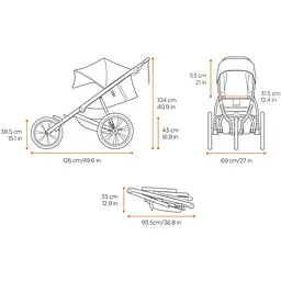 Детская коляска Thule Glide 2 Jet Black [10101952] [107649] - мініатюра 6