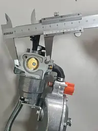Карбюратор генератора 1.3-4.0 кВт з газовим редуктором · Карбюратор та редуктор для генераторів газ/бензин - мініатюра 6