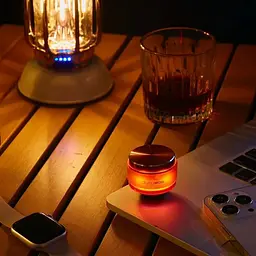 Портативна бездротова віброколонка Dura Mobi RGB Humbird Pro 10 Вт Silver (485746719) - мініатюра 3