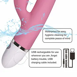 Вібратор-кролик Lovetoy Dreamer II 20.5 см рожевий - мініатюра 11