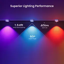 Гірлянда Yeelight Permanent Outdoor Lights зовнішнє 15 м 12V, BLE (YLYDD-0044) - мініатюра 6