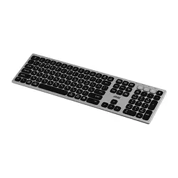 Клавіатура ножицьна бездротова 2E KS-270 Grey-Black, 109key, WL/BT, EN/UK - мініатюра 6