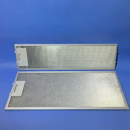 Алюмінієві ґрати ( 2шт. ) для кухонної витяжки Ventolux GARDA 60 (750) SMD, розмір 205*475 мм + 130*475 мм - мініатюра 2