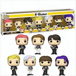 Набір фігурок Funko Pop BTS 7 Pack БТС Набір 7 штук 10 см BTS 7PK