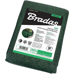 Сітка захисна Bradas 95% затінення 160 г/м² 1.2x10 м (AS-CO16012010GR/P) 